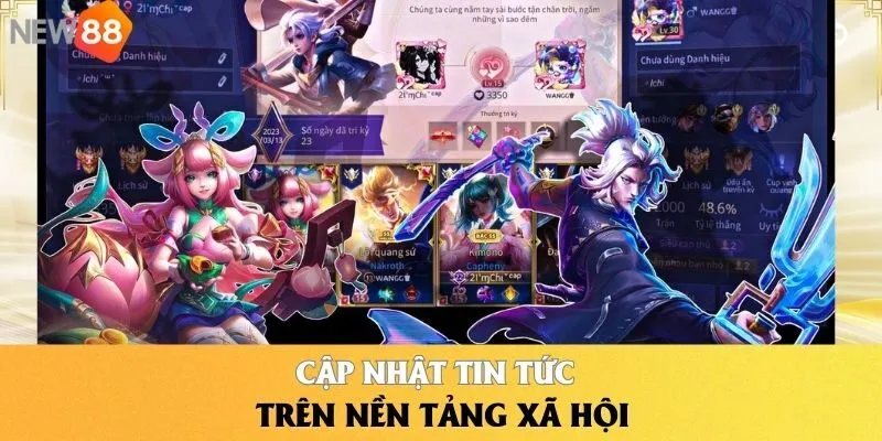 Cập nhật tin tức trên nền tảng xã hội