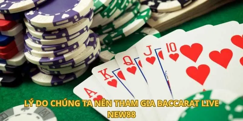 Lý do chúng ta nên tham gia Baccarat live New88