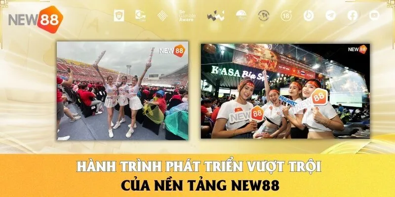 Hành trình phát triển vượt trội của nền tảng NEW88