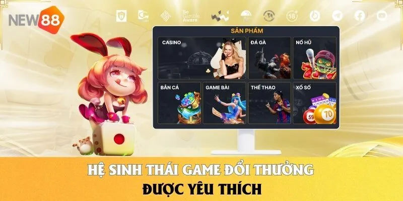 Hệ sinh thái game đổi thưởng được yêu thích bởi hàng triệu cược thủ