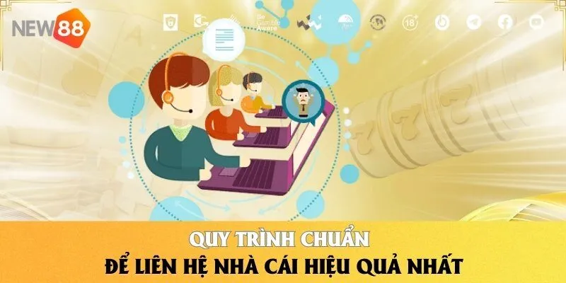 Liên Hệ NEW88 - Hỗ Trợ Nhanh, An Toàn Và Chuyên Nghiệp 3 Quy trình chuẩn để liên hệ nhà cái hiệu quả nhất